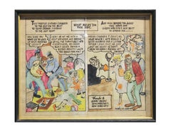 "There Oughta Be a Law!" 1950's McClure Newspaper Syndicate Comic Strip