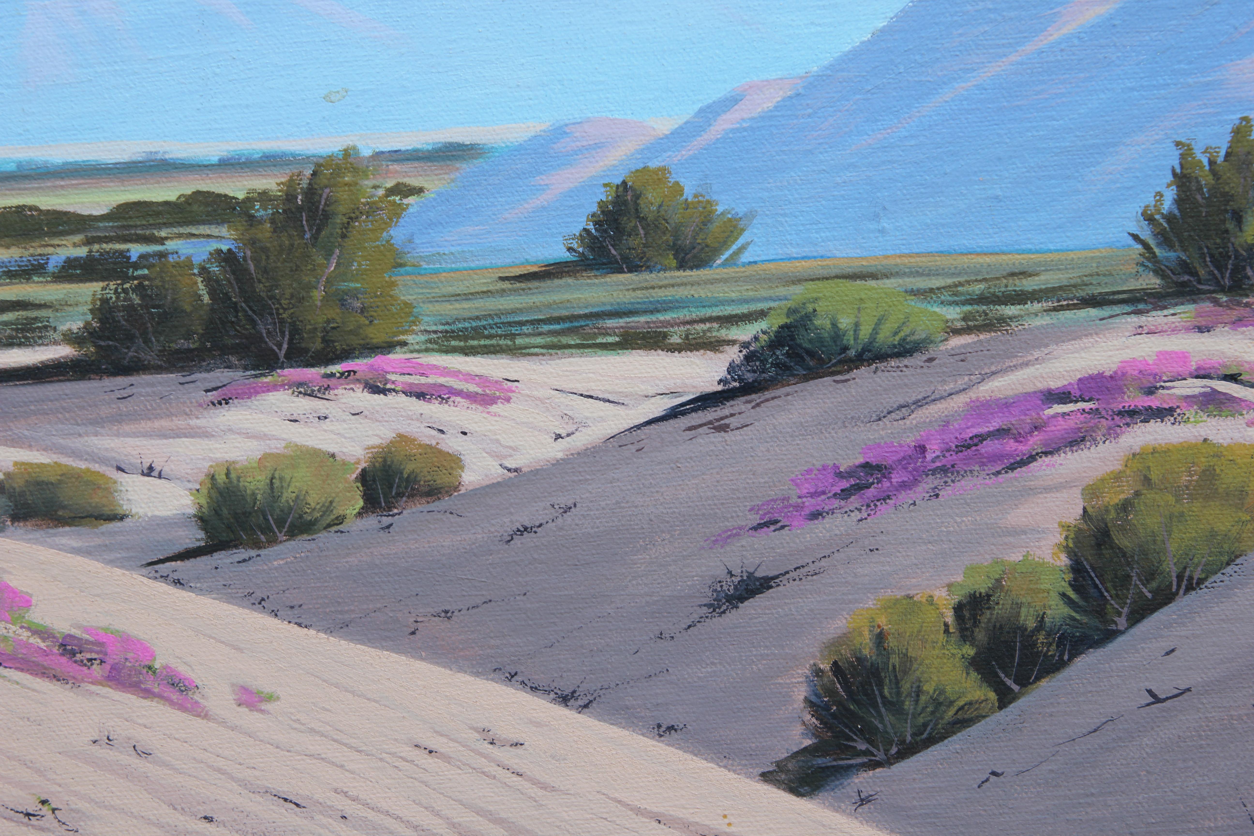 Peinture de paysage californien idéalisé du désert 1