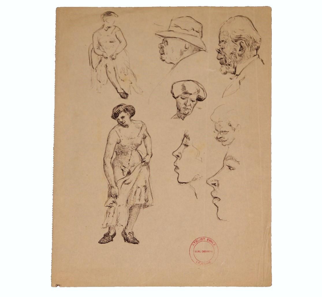 Figurative Study of a Women and Man