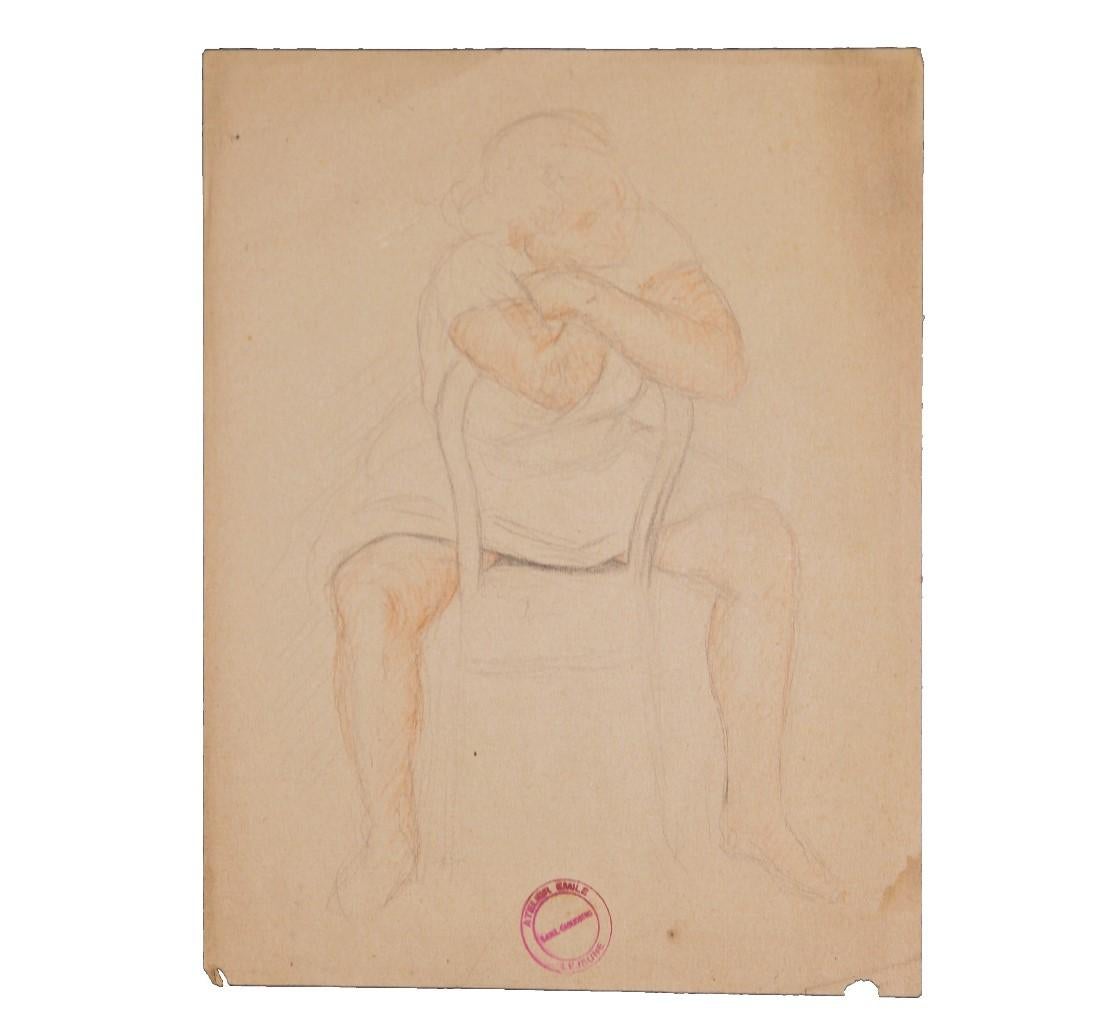 Figurative Study of a Seated Woman