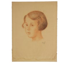 Early Portrait Study of a Young Girl