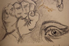 Figurative Artist Study of Hands and Facial Features