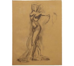 Dancing Figurative Study of a Nude Woman