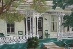 "Portrait of White House" Naturalistic Landscape Painting