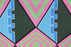 "Ornamental Trees" Geometric Pop Art Style Painting