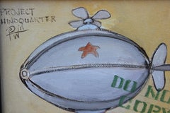 "Blimp Jet" Contemporary Surrealist Painting
