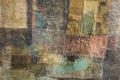 Neutral Tonal Cubist Landscape Painting