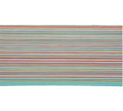 "Spatial Relations and The Perception of Color Number Thirteen" Linear Abstract
