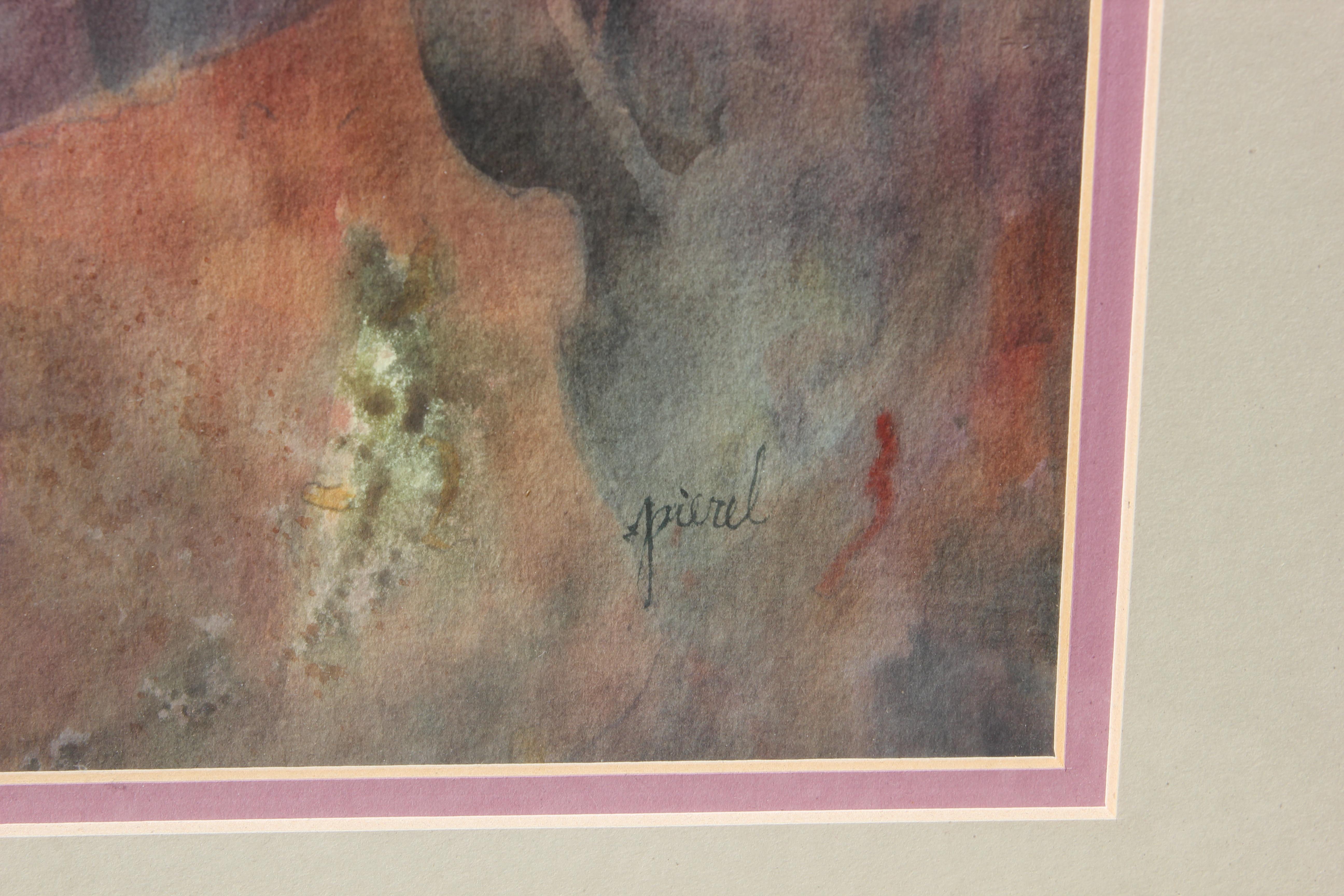 Watercolor Impressionist Landscape Painting - Art by Ruth Pierel
