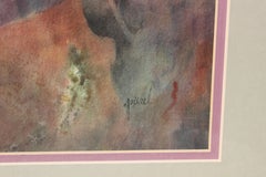 Watercolor Impressionist Landscape Painting
