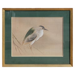 "Green Haron" Traditional Japanese Bird by Seikwa
