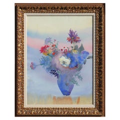 Watercolor Impressionist Floral Still Life