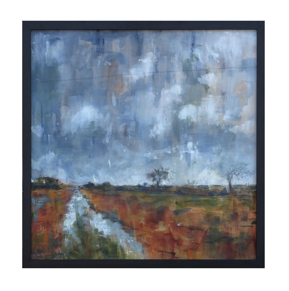 Rachel Wiley-Janota Landscape Painting - "A Spirited Place" Contemporary Expressionist Landscape