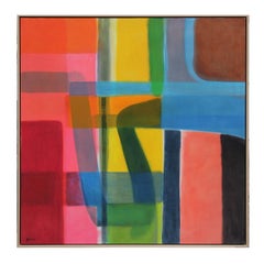 "Wayward" Color Field Contemporary Abstract Painting