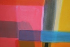 "Wayward" Color Field Contemporary Abstract Painting