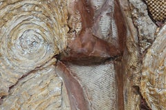 Sculpture murale abstraite d'assemblage brutaliste « Desertwash »