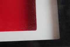 Modern Lucite and Metal Light Up Shadowbox Wall Art