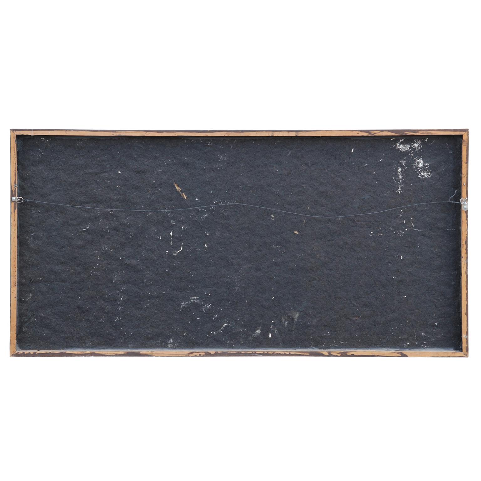 Modern Textured Neutral Tonal Painting of a Whale - Gray Abstract Painting by Rusty Russell