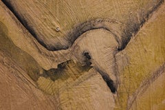 Abstract Expressionist Painting of Yellow Toned Birds / Seagulls