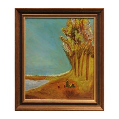 Abstract Impressionist Painting in the Style of Lamar Briggs Landscapes