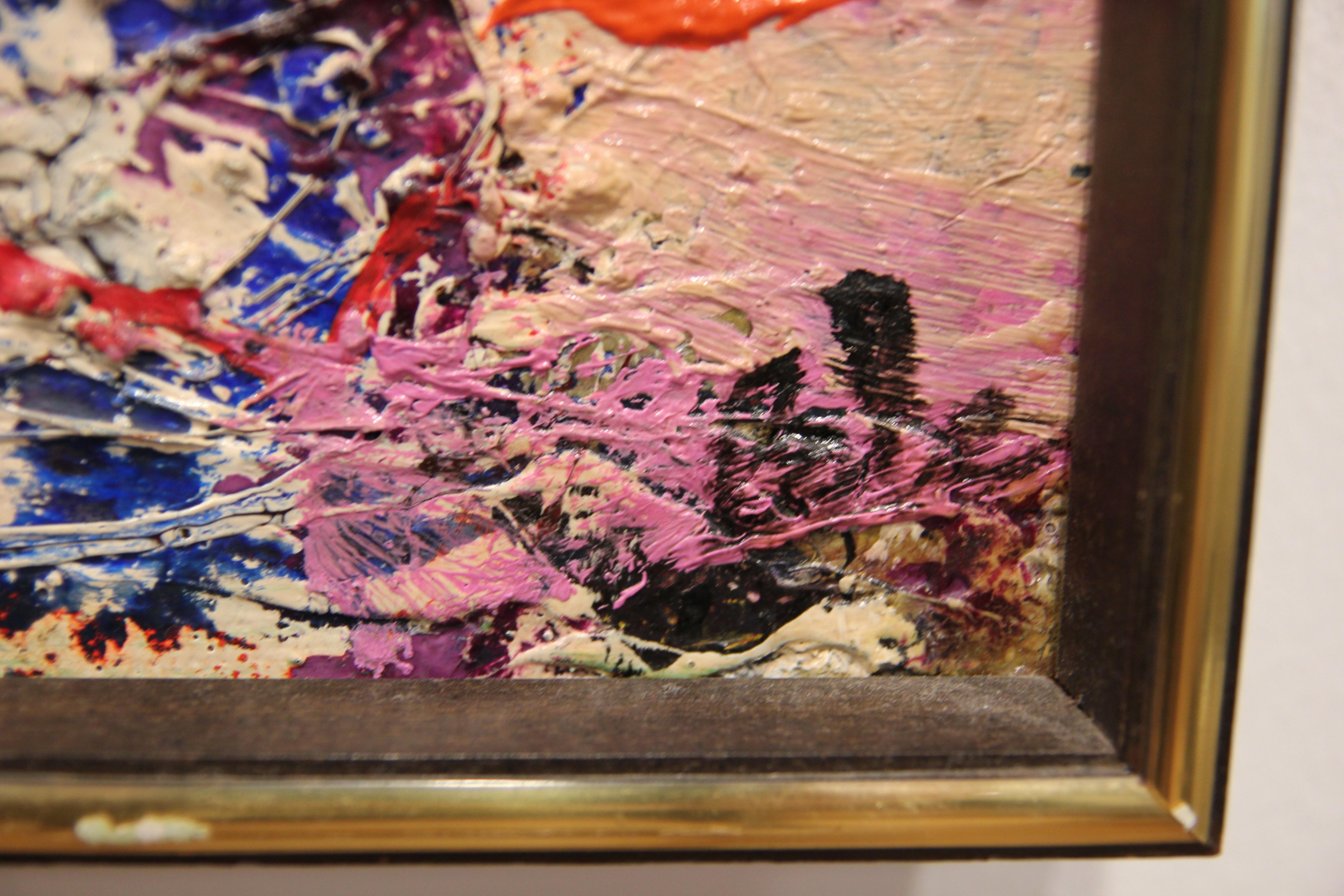 Untitled Gestural Early Abstract Expressionist Painting 2