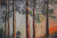 Untitled Italian Impressionist Style Landscape Painting