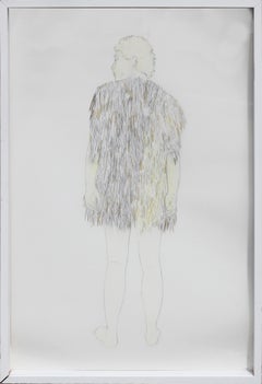 "Porcupine Quill Jacket" Abstract Minimalist Portrait of a Man