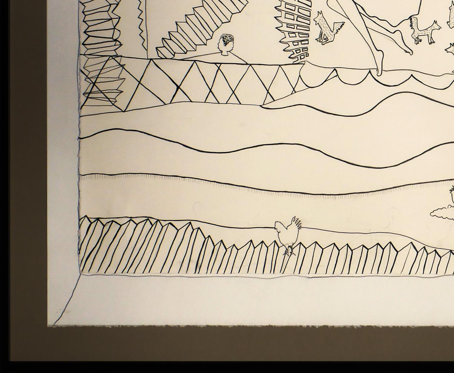 scenery drawing for 4th standard