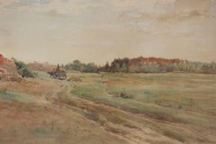 Lovely Watercolor Landscape By Samuel Peter Rolt Triscott