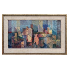 Cubist Style Abstract Painting by Texas Artist