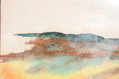 Large Watercolor Impressionist Galveston, Texas Landscape
