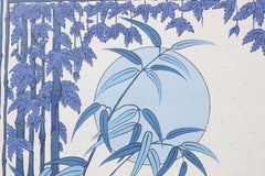 Untitled- Blue Tiger Silk Print