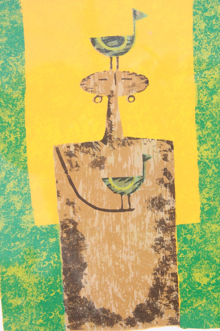 Ivan Rojas - Mujer con Ave at 1stDibs