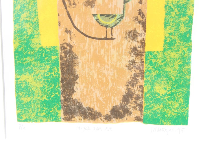 Ivan Rojas - Mujer con Ave at 1stDibs