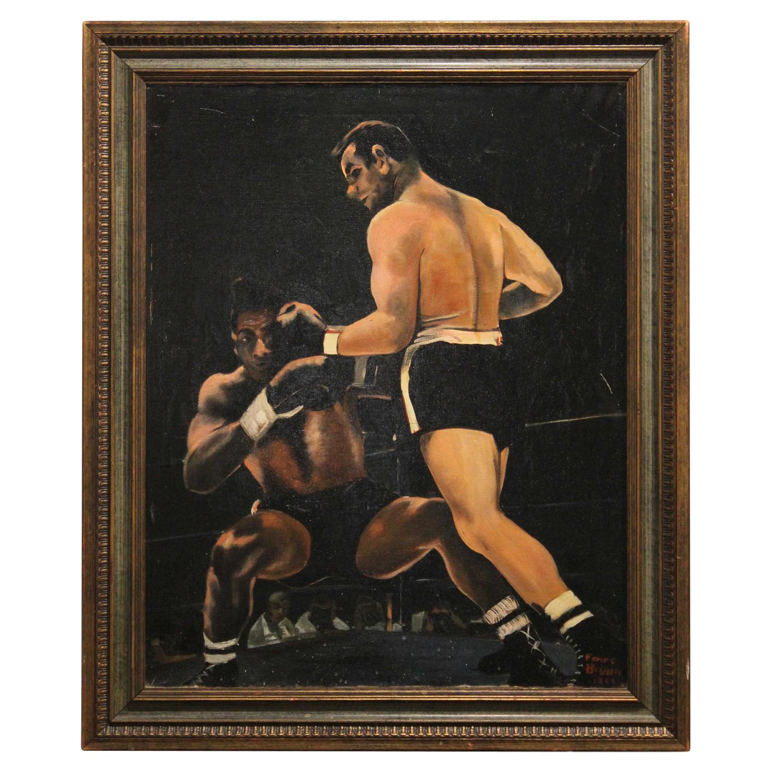 Vintage Boxing Match 2 For Sale on 1stDibs