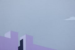 "10:00 Shadow" Minimal Abstract Surrealist Landscape