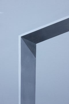 "Elbow Against Grey Sky" Minimal Surrealist Landscape Painting