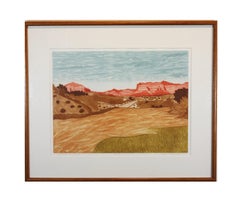 "Entrance to Sedona" Arizona Desert Landscape in Earth Tones