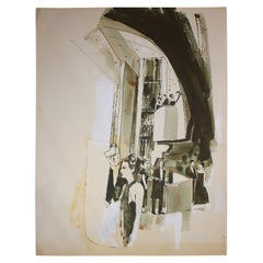 Study of a Formal Gathering with Figures