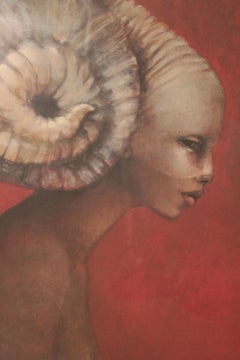 ""The Woman Ram"" Profilporträt, Auflage 4 von 200