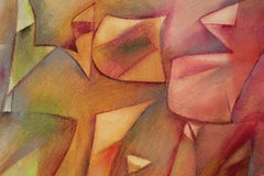 Geometric Warm Tonal Abstract