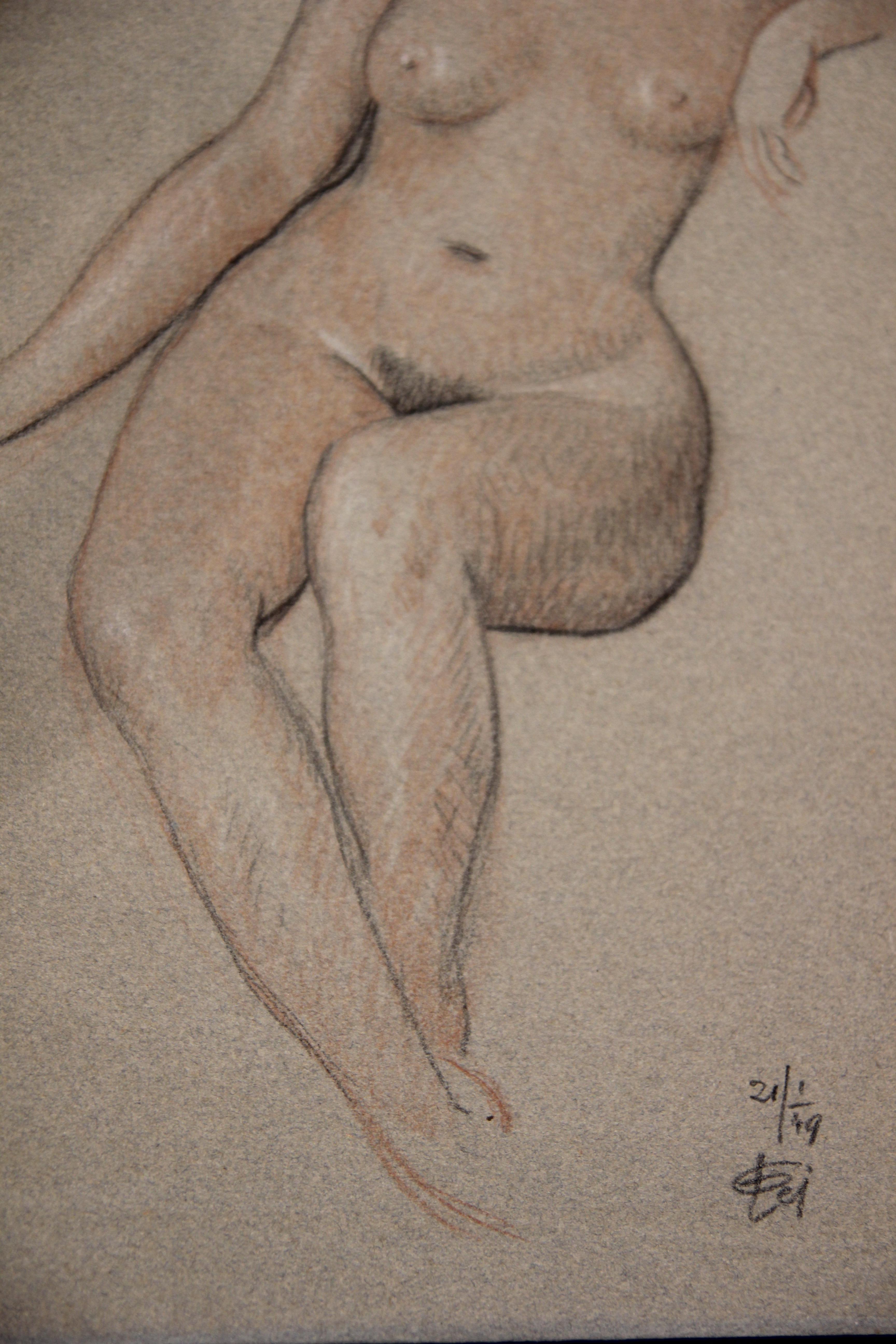 lee krasner seated nude