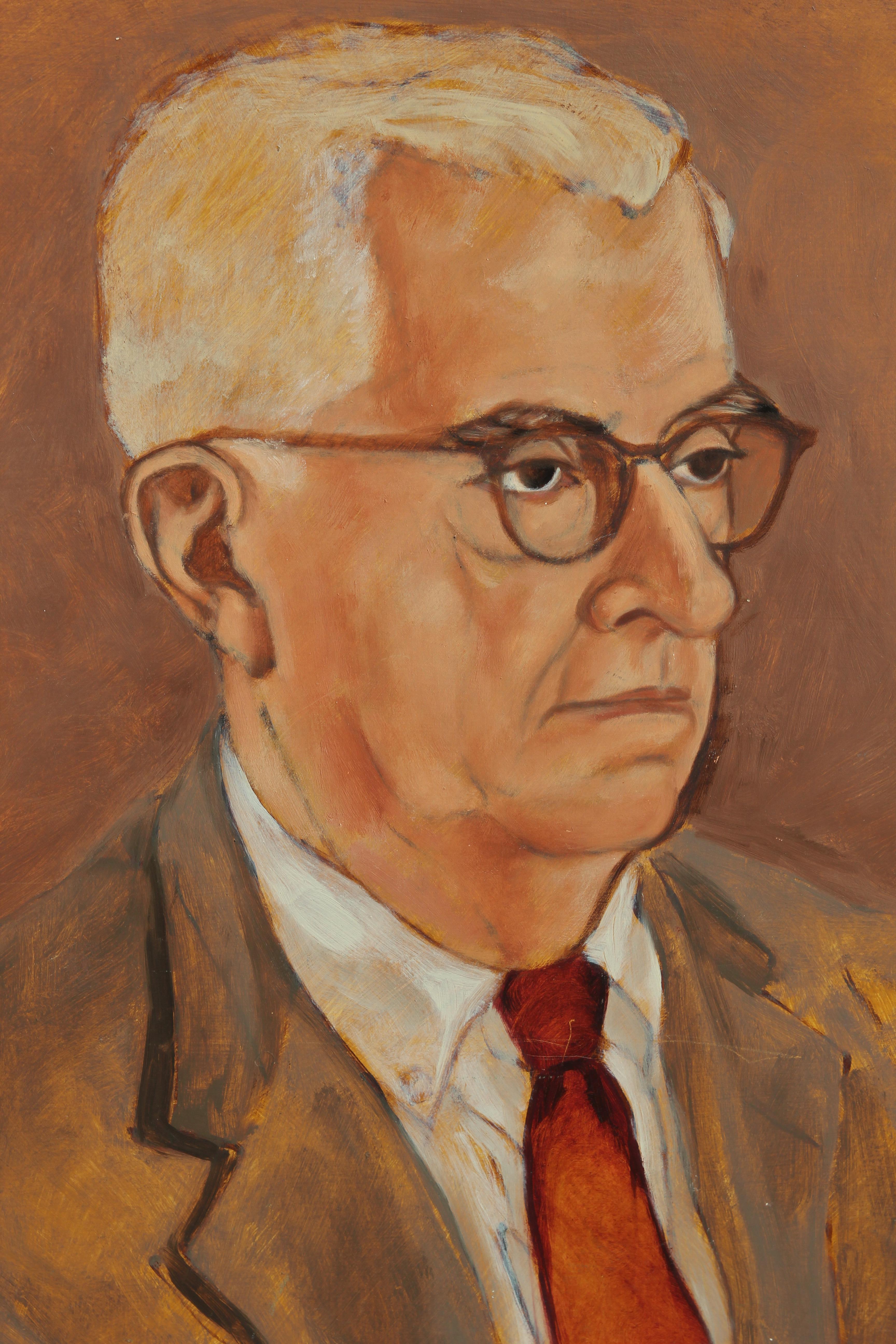 Untitled Portrait of a Man - Painting by Stella Sullivan