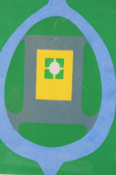 "Ovare" Geometric Pop Art Style Serigraph Edition 9 of 14
