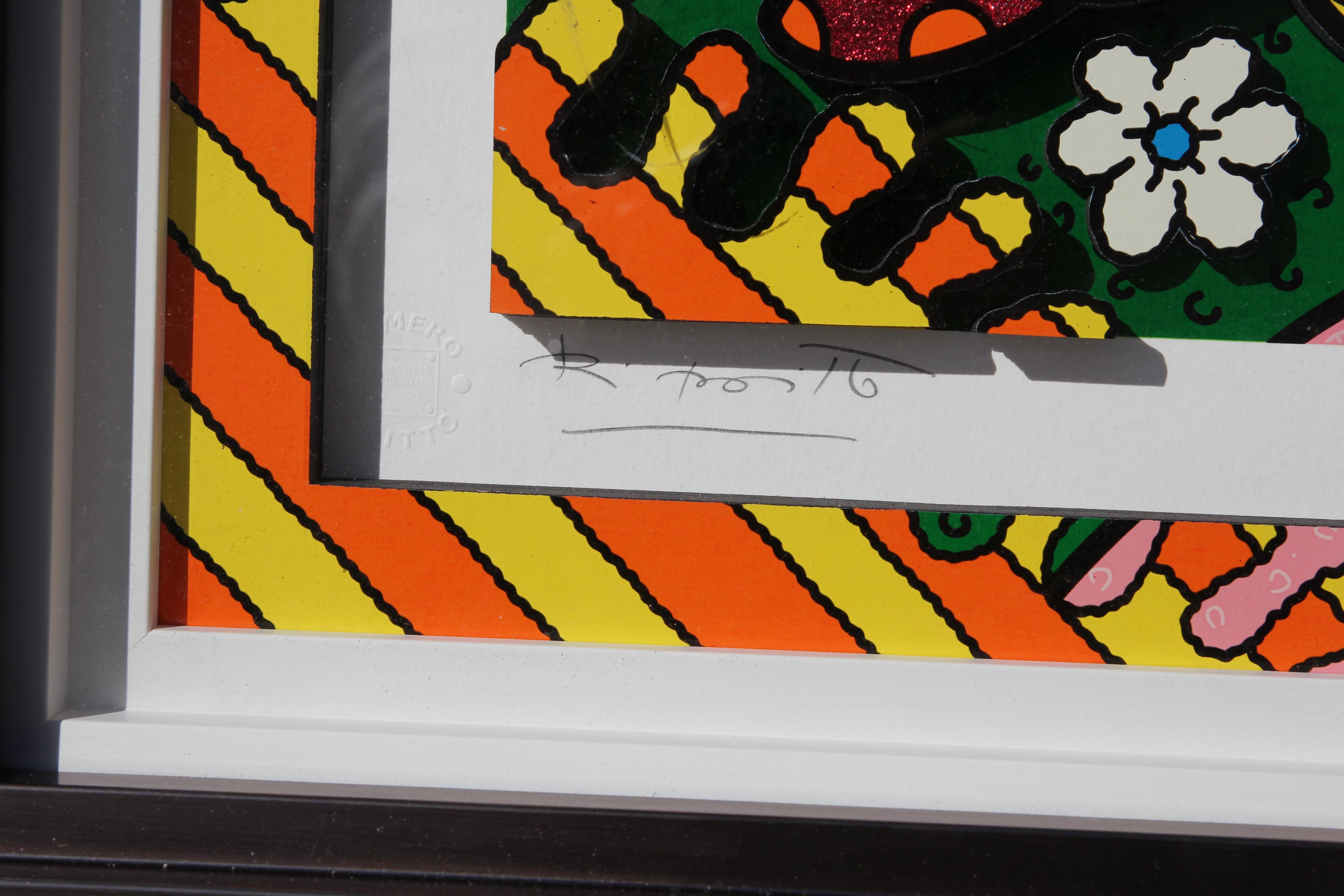 romero britto fish sculpture