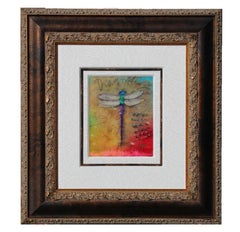 "Sunshine Spirit" Holographic Art of a Dragon Fly