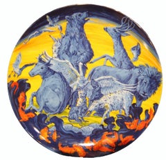 "Peaceable Kingdom" Limited Edition Plate for Blaffer Gallery