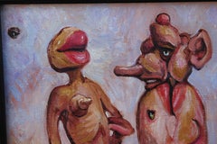 "Unexpected Landscape" Surrealist Figurative Landscape