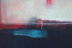 "Sounding I: Veiled Memories" Large Abstract Expressionist Painting