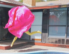 Contemporary Abstract Photograph of Dancer In Front of House